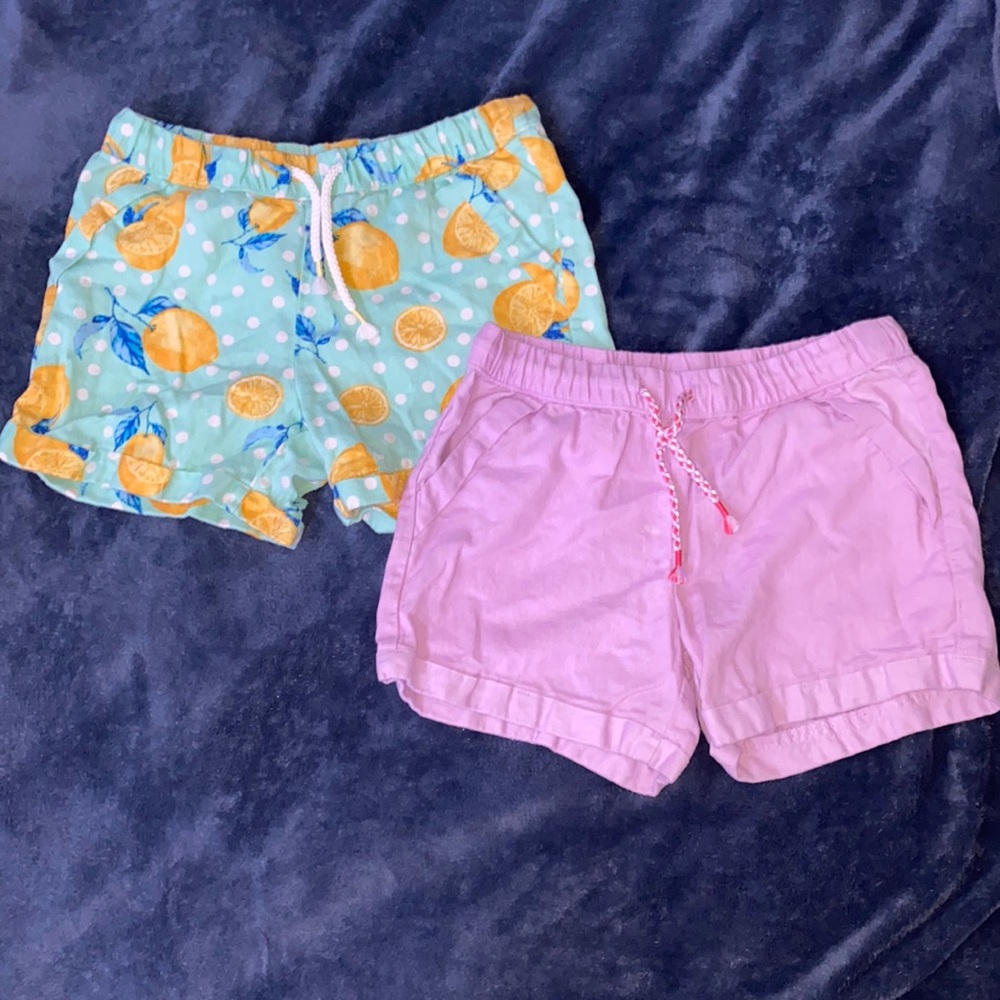 Mint/Lemon shorts & Lavender shorts (kids)
